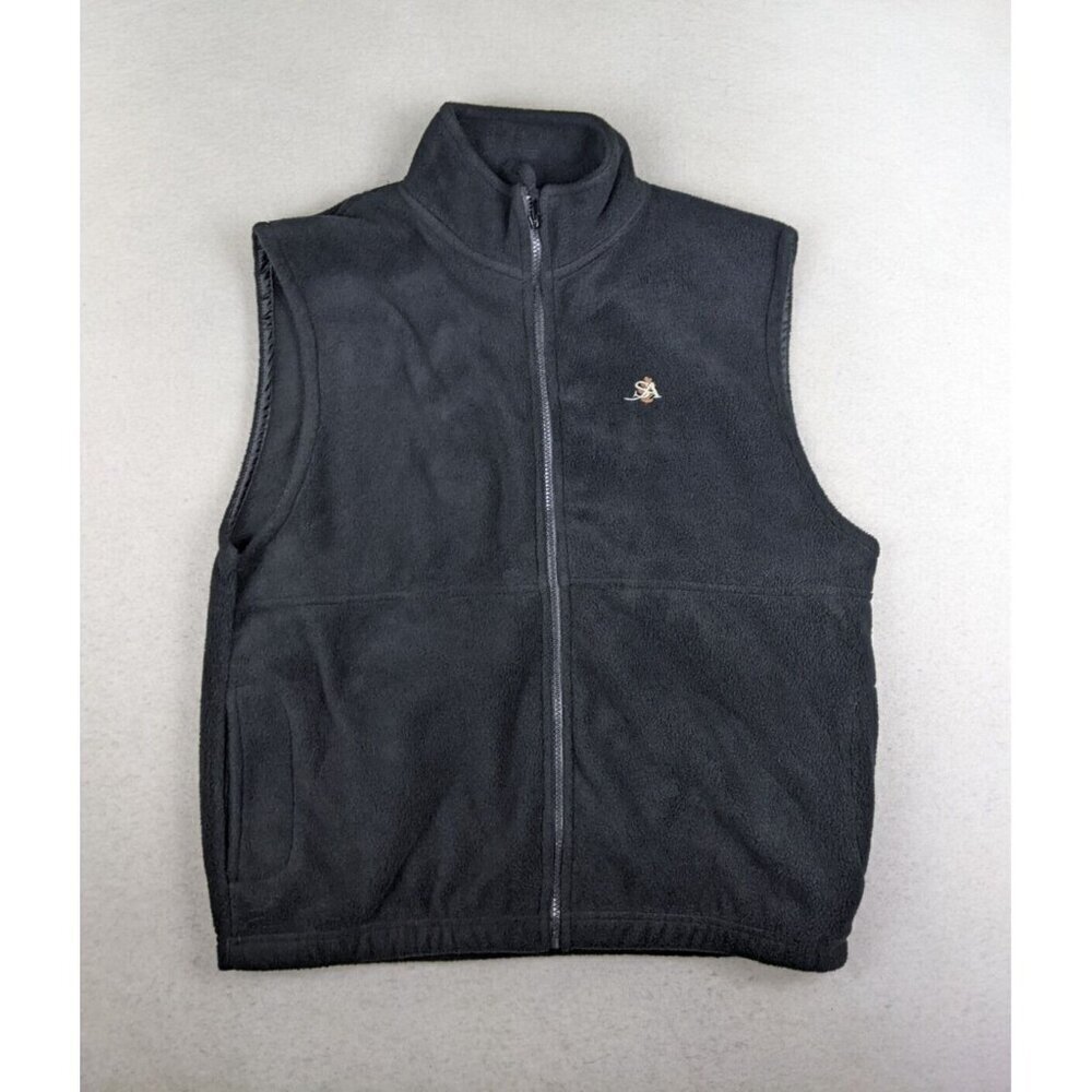Sierra Pacific Oudoors Men's Vest Black Fleece Size Medium